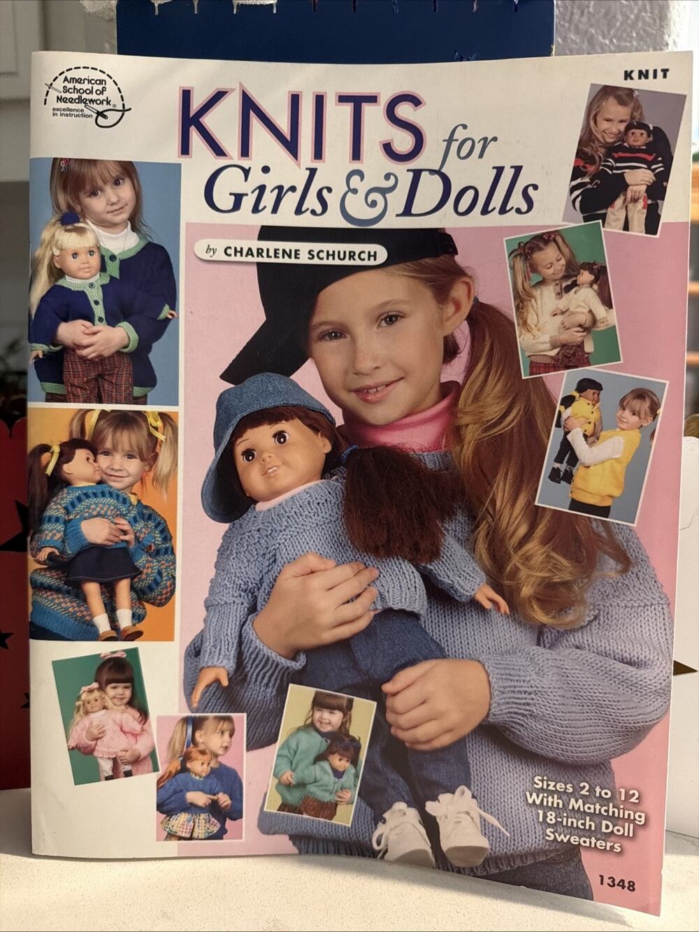 Knits for Girls & Dolls Sizes 2-12 and 18" Doll Sweaters American Girl